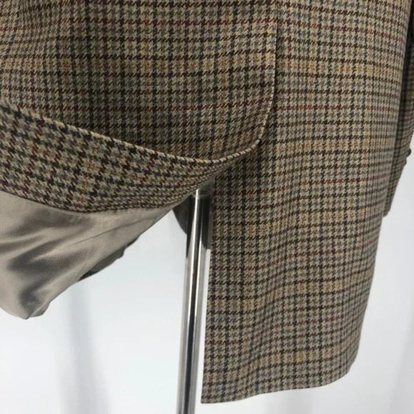 SOLD! Austin Reed Houndstooth Elbow Patch Blazer Size 43R - Picture 10 of 15